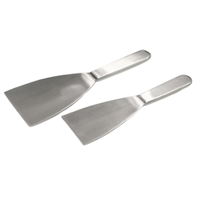 Scraper stainless steel, V4A, LxB 230 x 75 mm